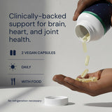 Arôme citron doux sur les capsules Omega-3 Blueprint Bryan Johnson