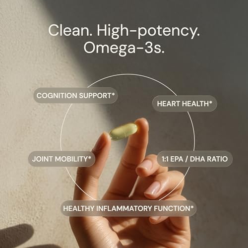 Blueprint Bryan Johnson Omega-3 avec ratio 1:1 EPA/DHA pour équilibre