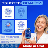 Usine américaine Bluesun certifiée cGMP, traçabilité et contrôle qualité exigeant.