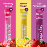 Blume SuperBelly — saveur fraise hibiscus, goût fruité et acidulé