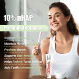 Dentifrice Bmboryxa sans SLS et fluorure pour gencives sensibles.