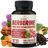 BMVINVOL berberine capsules dans la bouteille, usage quotidien pratique.