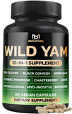 BMVINVOL Yam Sauvage bouteille — soutien potentiel à l'équilibre hormonal quotidien.