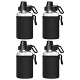 Shaker BNCWCQZ en verre 22oz avec boule acier 304 pour mélange homogène.