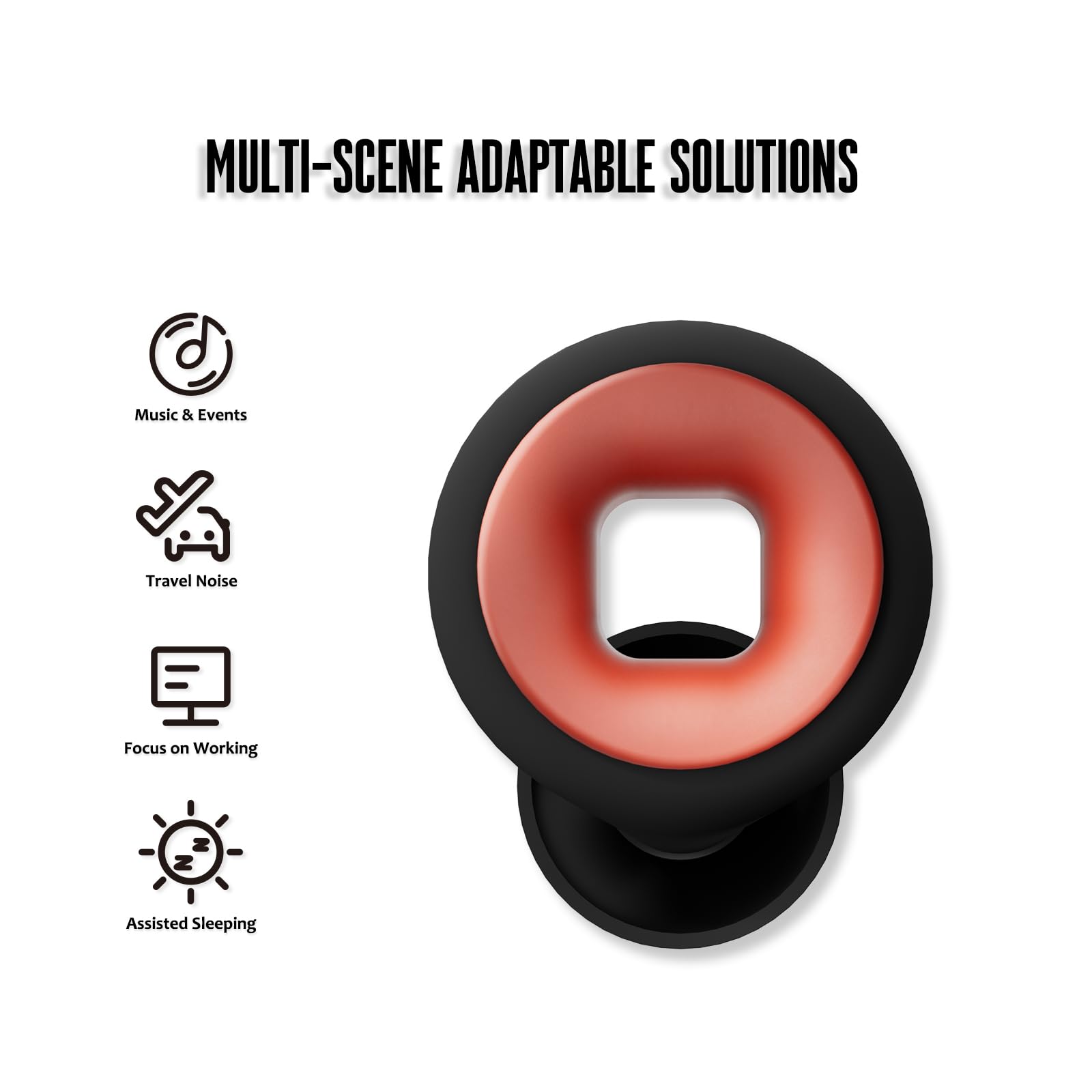 BNU embouts mousse et silicone interchangeables pour ajustement personnalisé