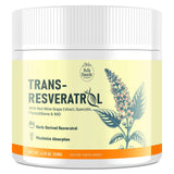 BoaSaude Trans-Resveratrol en poudre dans sa bouteille, soutien potentiel énergie et bien-être