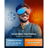 EyeOasis 2: masque gel amovible offrant un refroidissement ciblé des yeux.