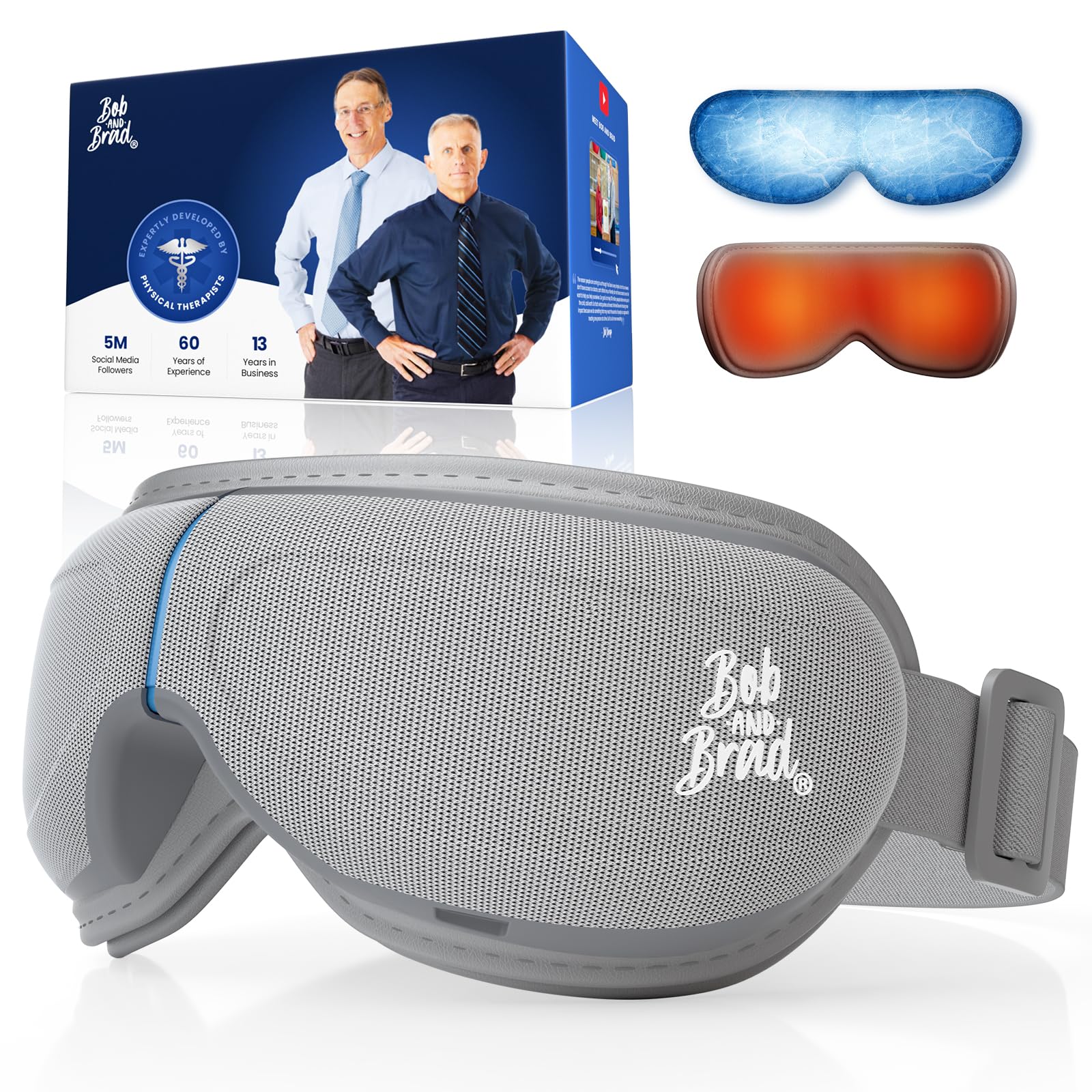EyeOasis 2 de Bob et Brad, masseur yeux avec chaleur et refroidissement pour la fatigue oculaire.