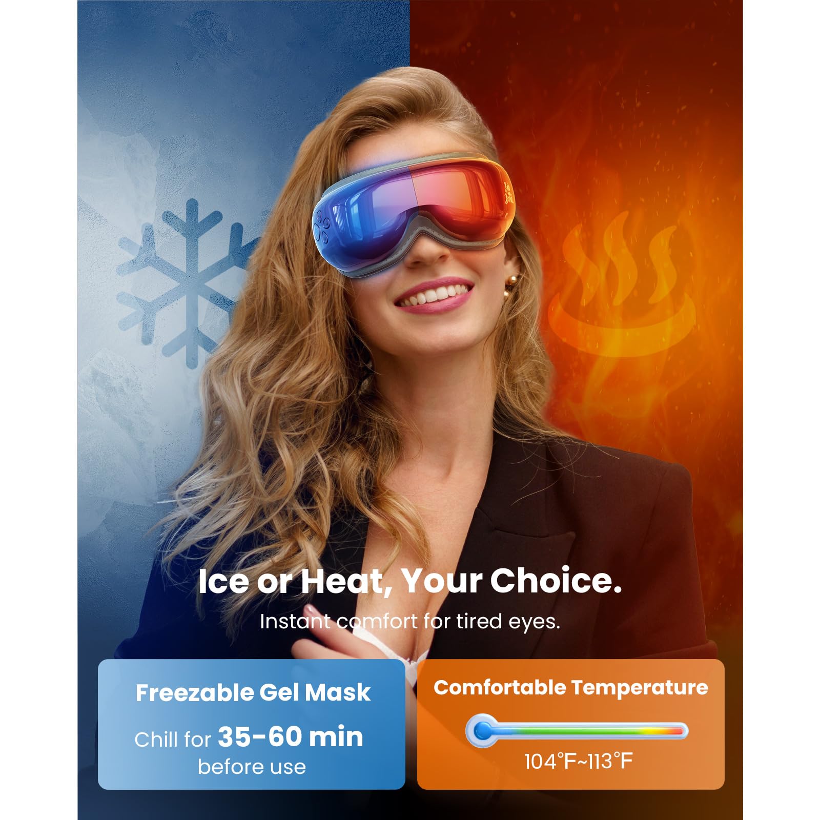 EyeOasis 3: masque refroidissant pour yeux fatigués