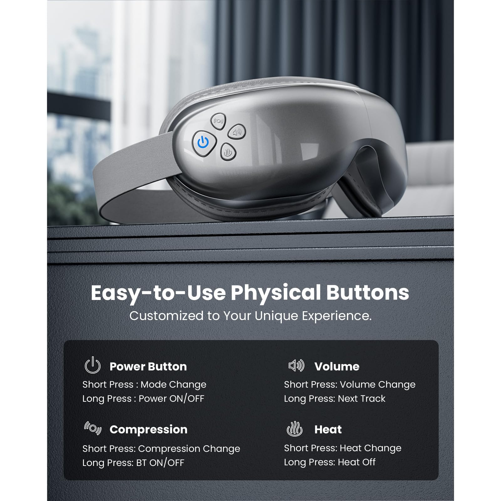 EyeOasis 3 — massage par acupression autour des yeux