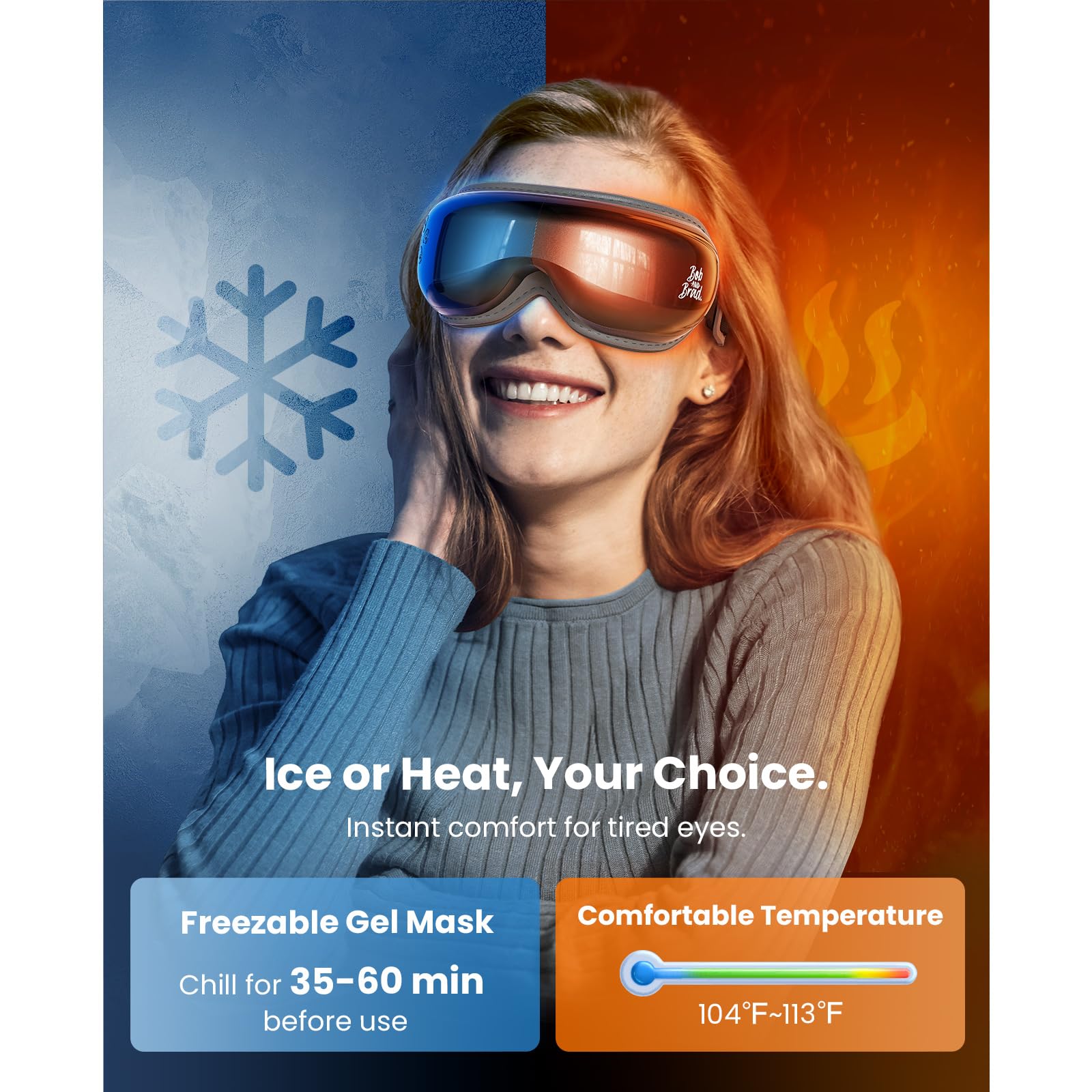 EyeOasis 3 — masque gel refroidissant pour yeux fatigués