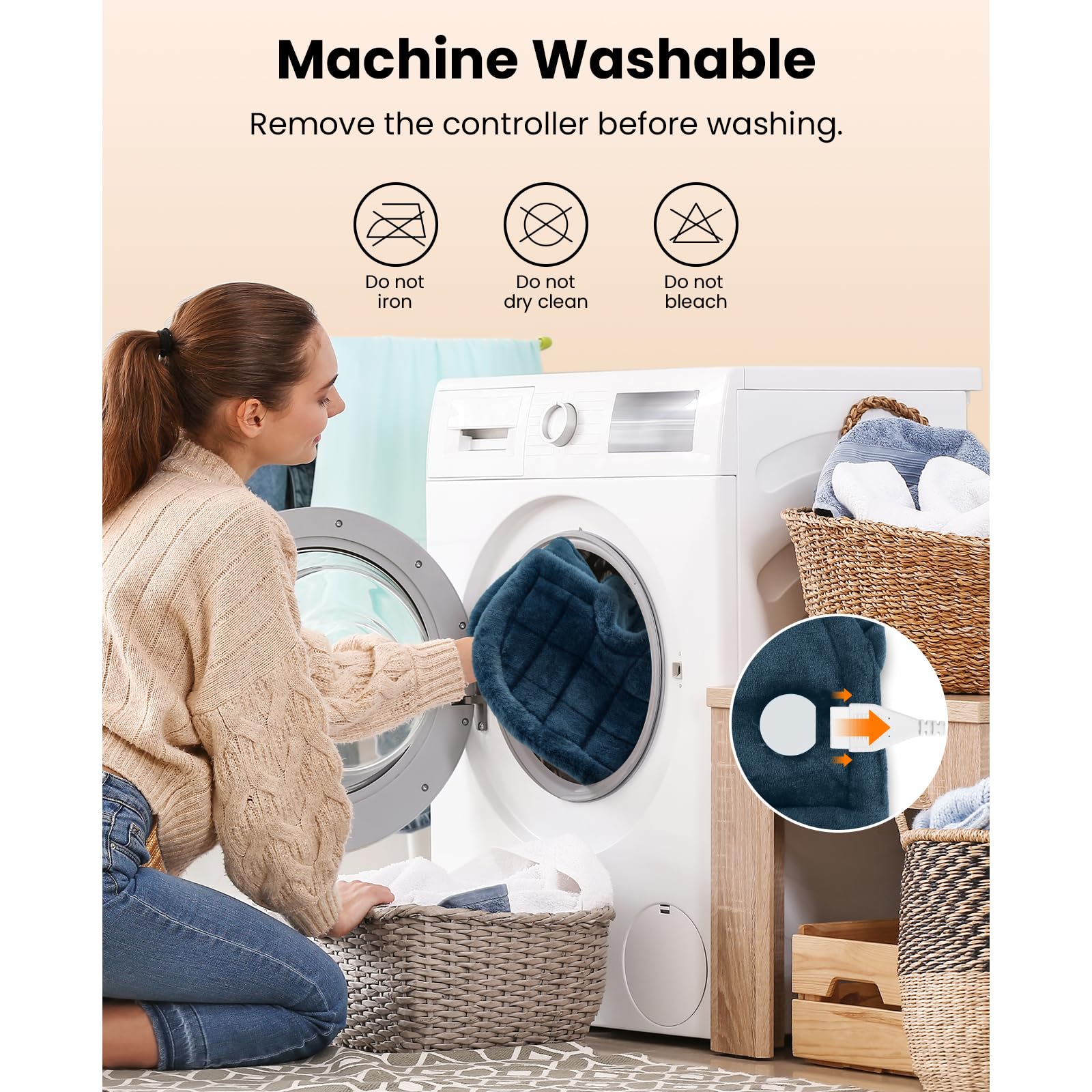 Bob and Brad TheraHeat lavable en machine pour entretien facile