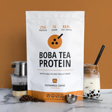 Boba Tea Protein Café Vietnamien – boisson prête à déguster, goût authentique.