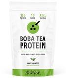 Boba Tea Protein Matcha Latte en bouteille, protéine pratique à chaque portion.