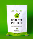 Boba Tea Protein Matcha Latte, préparation rapide et protéinée après l'entraînement.