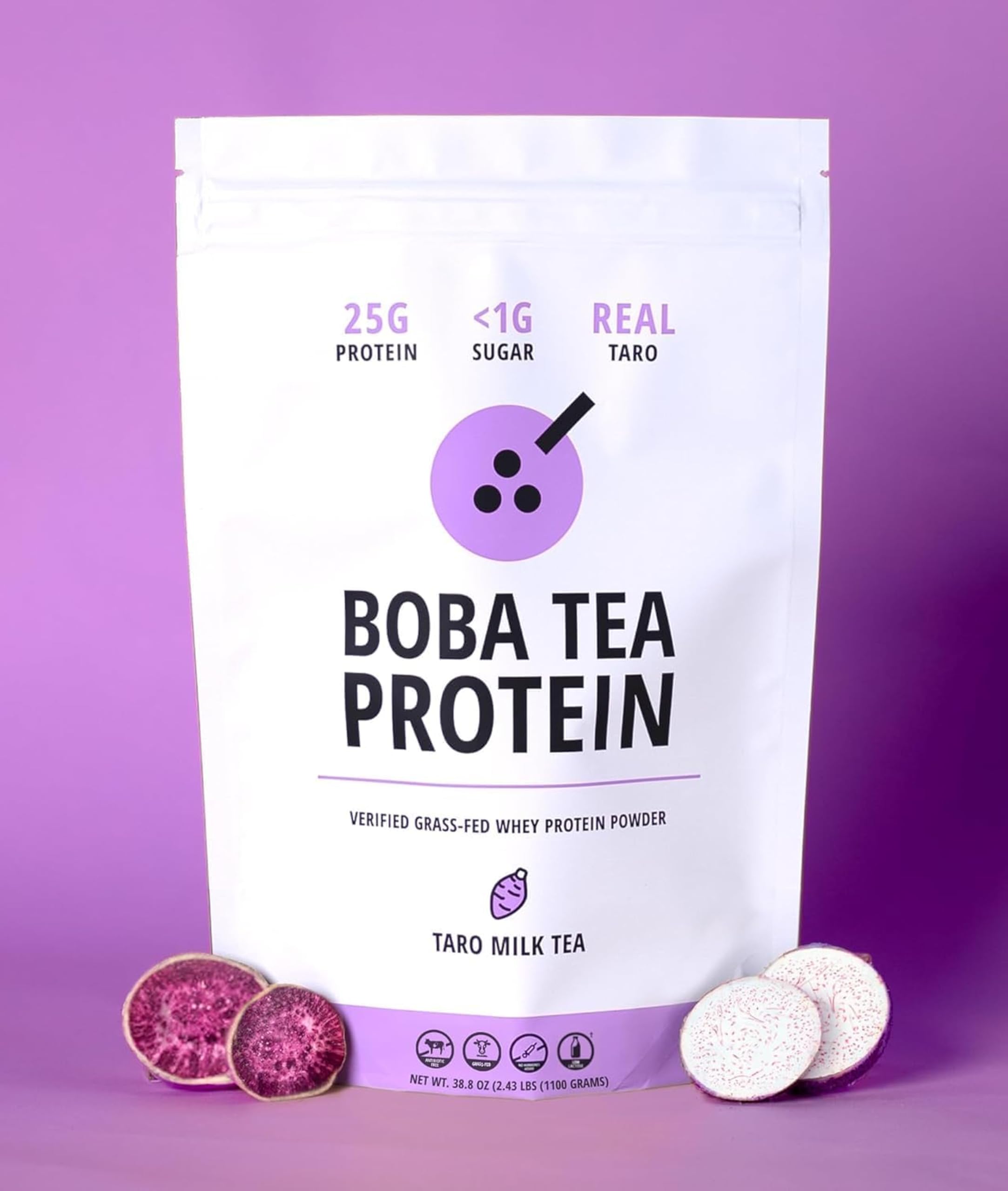 Boba Tea Protein Taro Milk sans gluten et sans soja pour différents régimes
