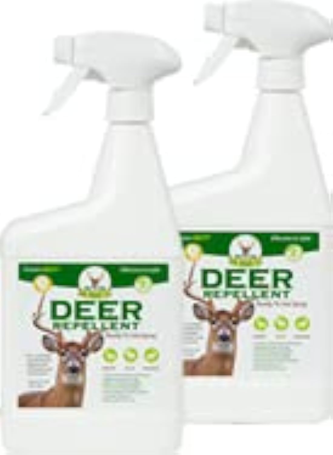 Bobbex repulsif cerfs, bouteille spray prête à l’emploi protégeant le jardin.
