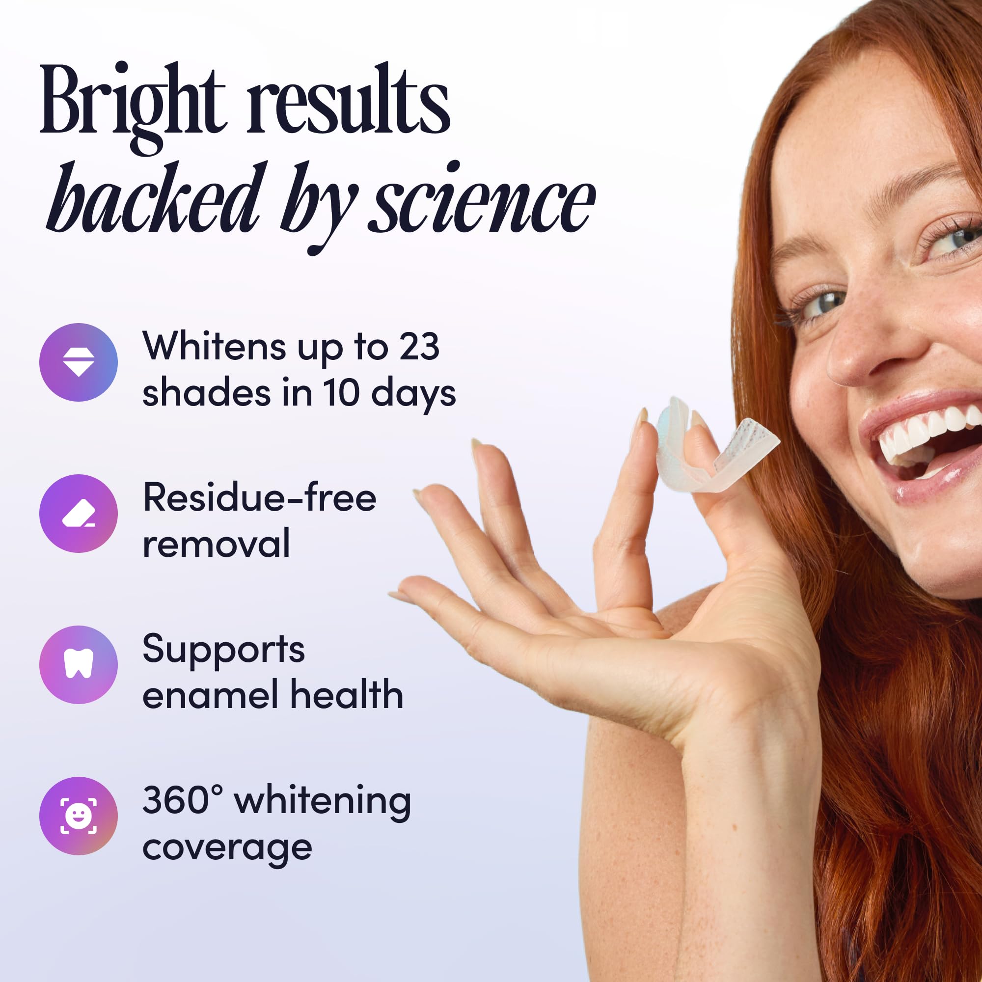 Bandes Boca Bella U-Wraps faciles à placer sur les dents