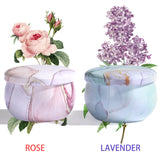 Bougie BODY & EARTH LOVE au soja rose fraîche pour relaxation.