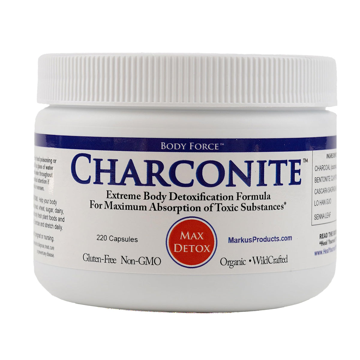Body Force Charconite – poudre charbon actif, soutien digestif occasionnel.