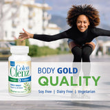 Body Gold Colon Clenz: routine detox facile avec une capsule quotidienne.