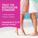 Body Gold Venastat favorise le confort des jambes après une longue journée.