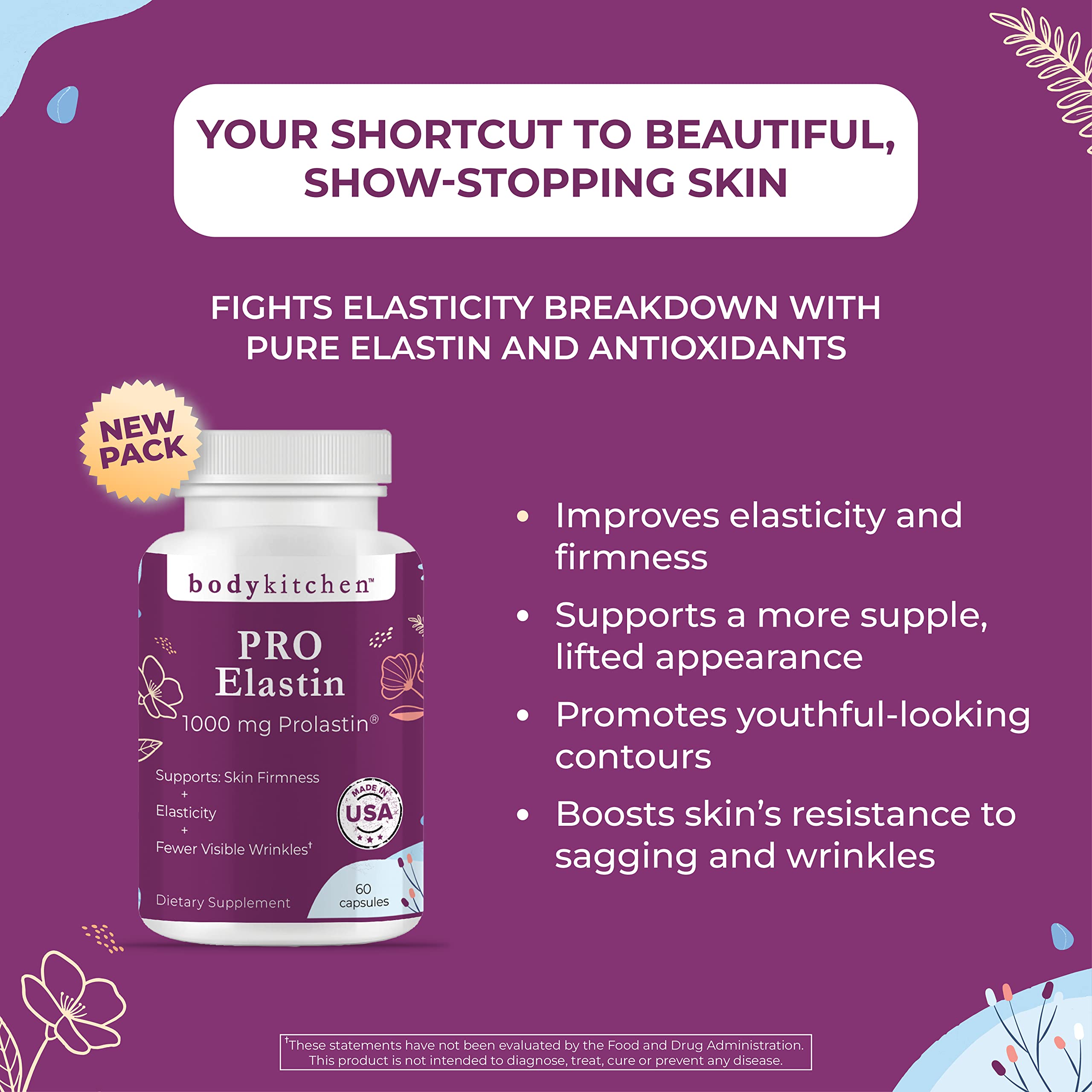 Body Kitchen Pro-Elastin: contrôle tiers indépendant pour la pureté.