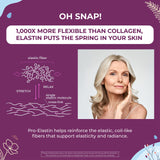 Body Kitchen Pro-Elastin: close-up des peptides d élastine et leur aspect.