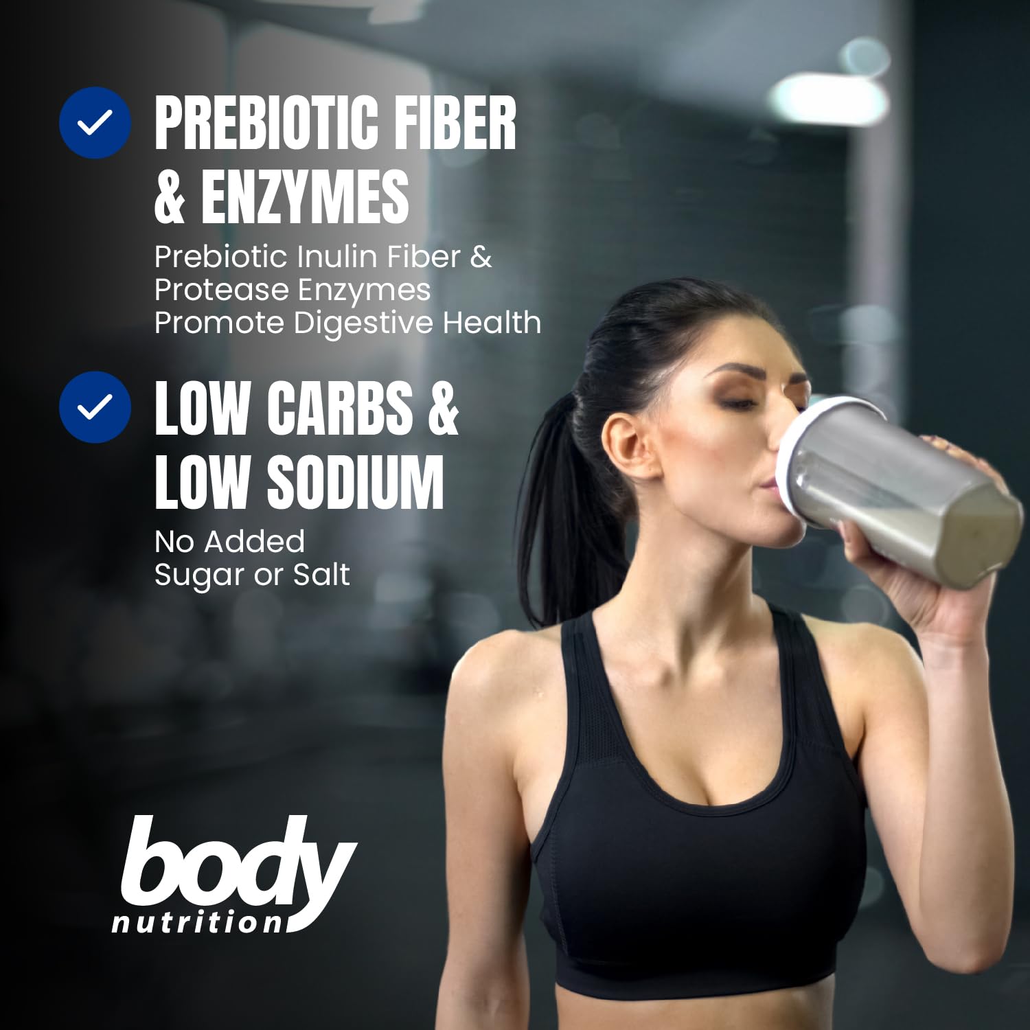 Body Nutrition Trutein shake banane creme dans un verre appétissant