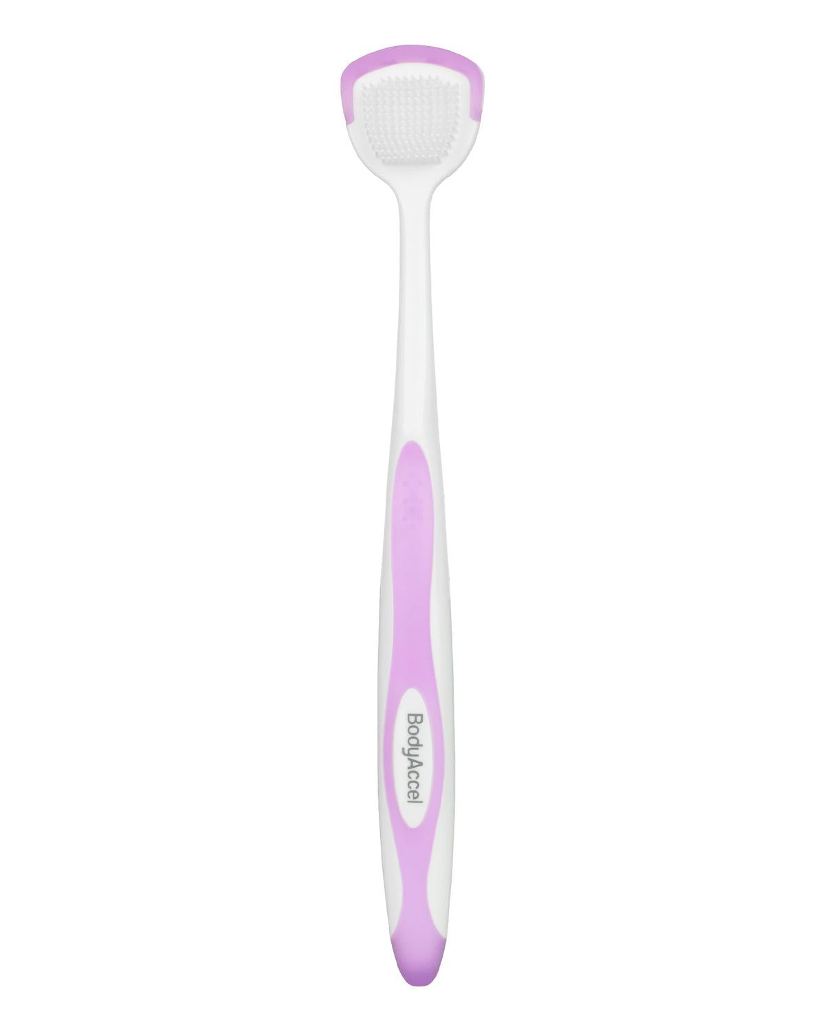 Brosse langue silicone BodyAccel: douceur adaptée pour une hygiène buccale quotidienne.