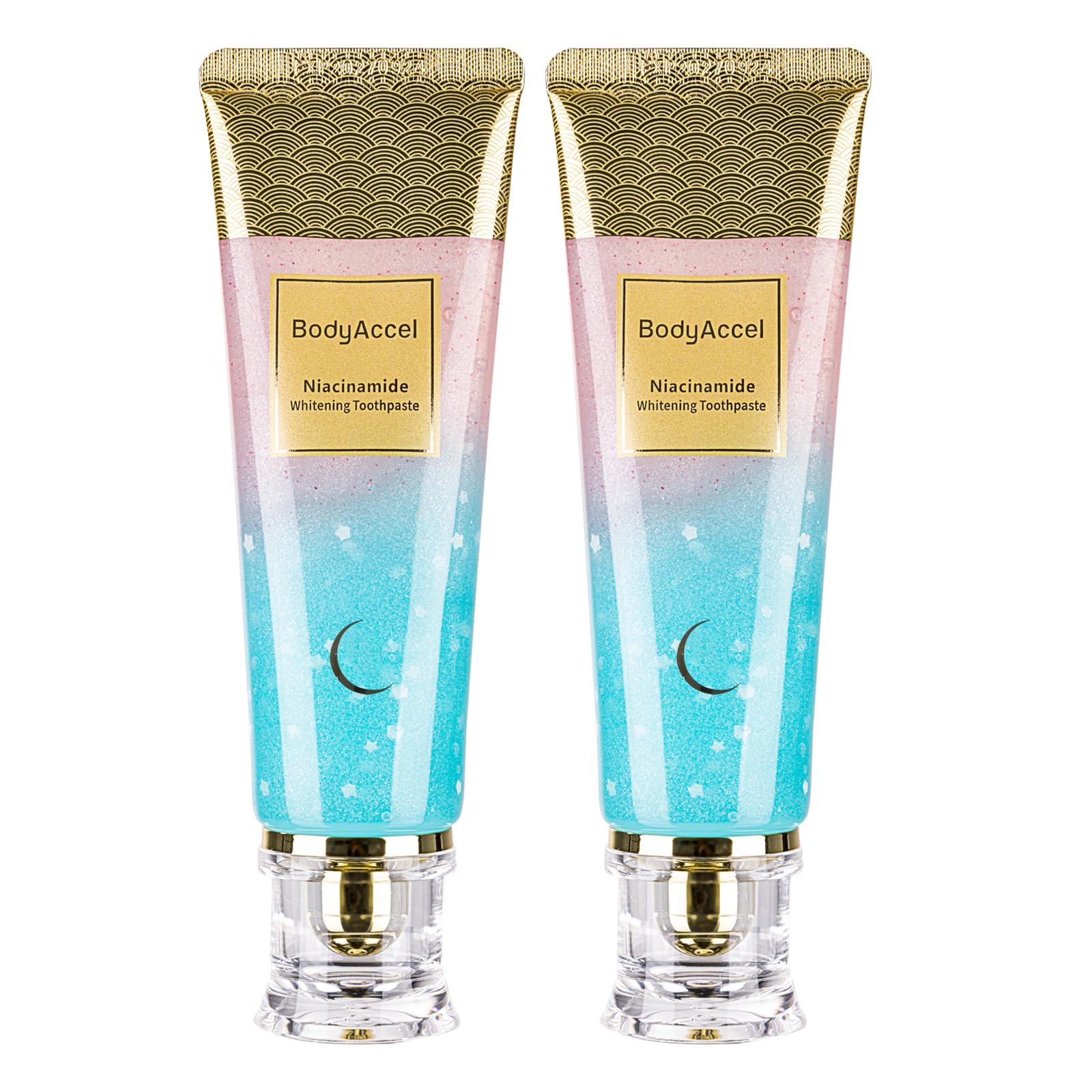 BodyAccel dentifrice-niacinamide blanchiment dents: sourire plus clair après brossage