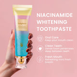 BodyAccel dentifrice Niacinamide, tube compact idéal pour voyager et emporter