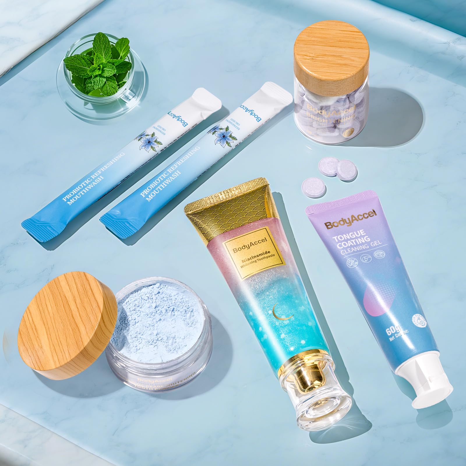 BodyAccel dentifrice parfum-fleur-cerisier-peche: parfum discret et agréable