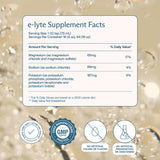 BodyBio e-Lyte, ingredients-sodium-potassium-magnesium : équilibre électrolytique simplifié.