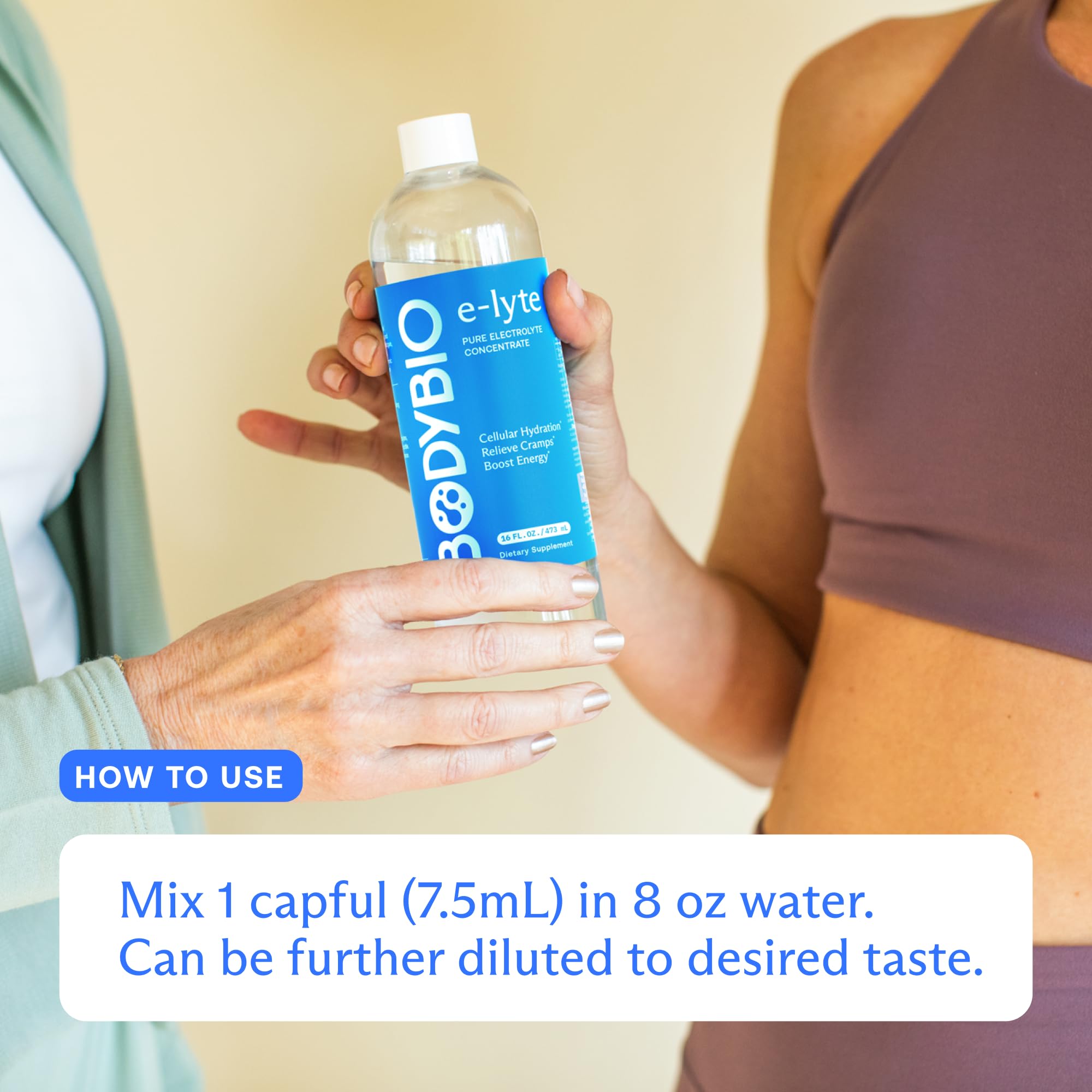 BodyBio e-Lyte, utilisation-quotidienne-athlètes : énergie durable au quotidien.