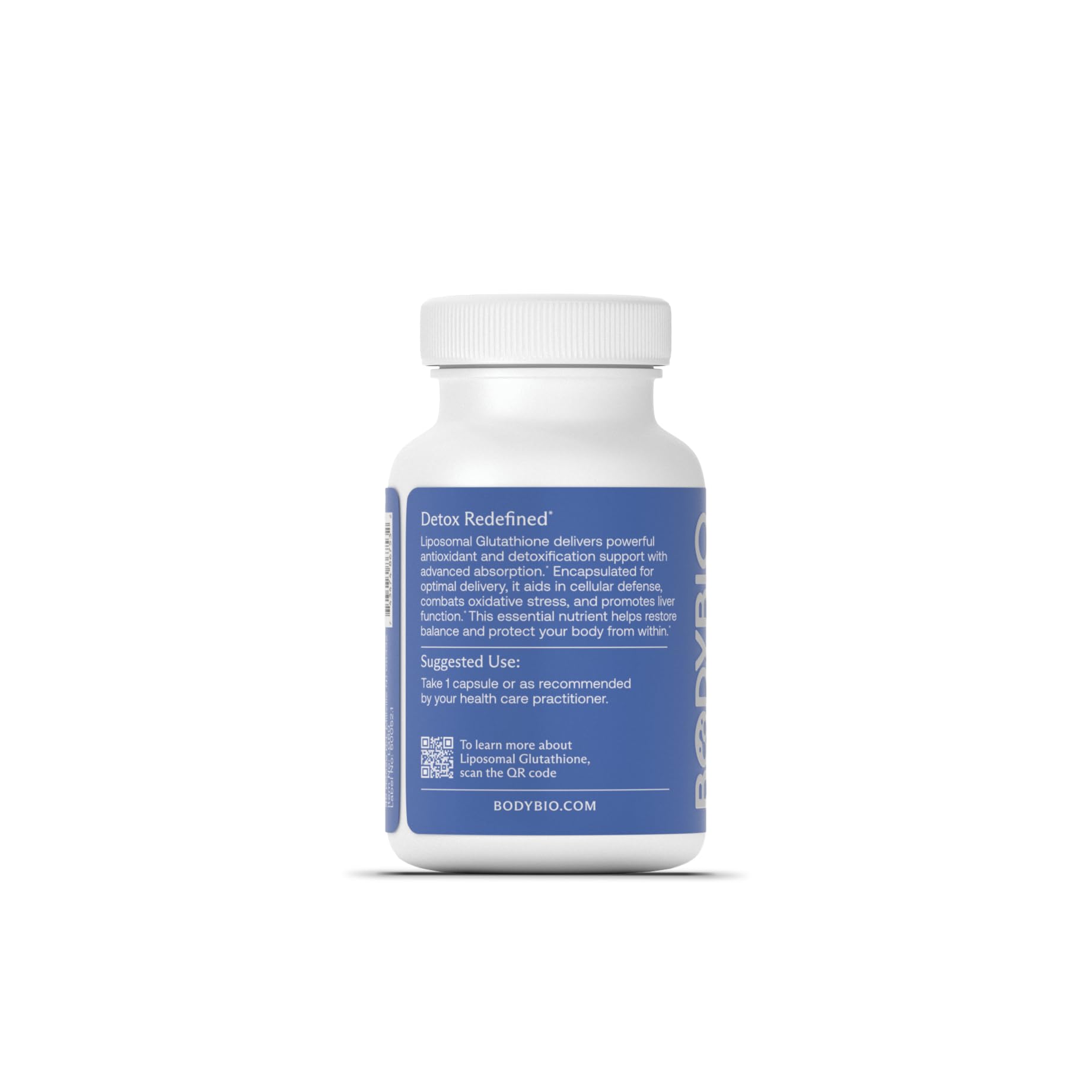 BodyBio Glutathion liposomale - capsules faciles à avaler et prêtes à l'emploi