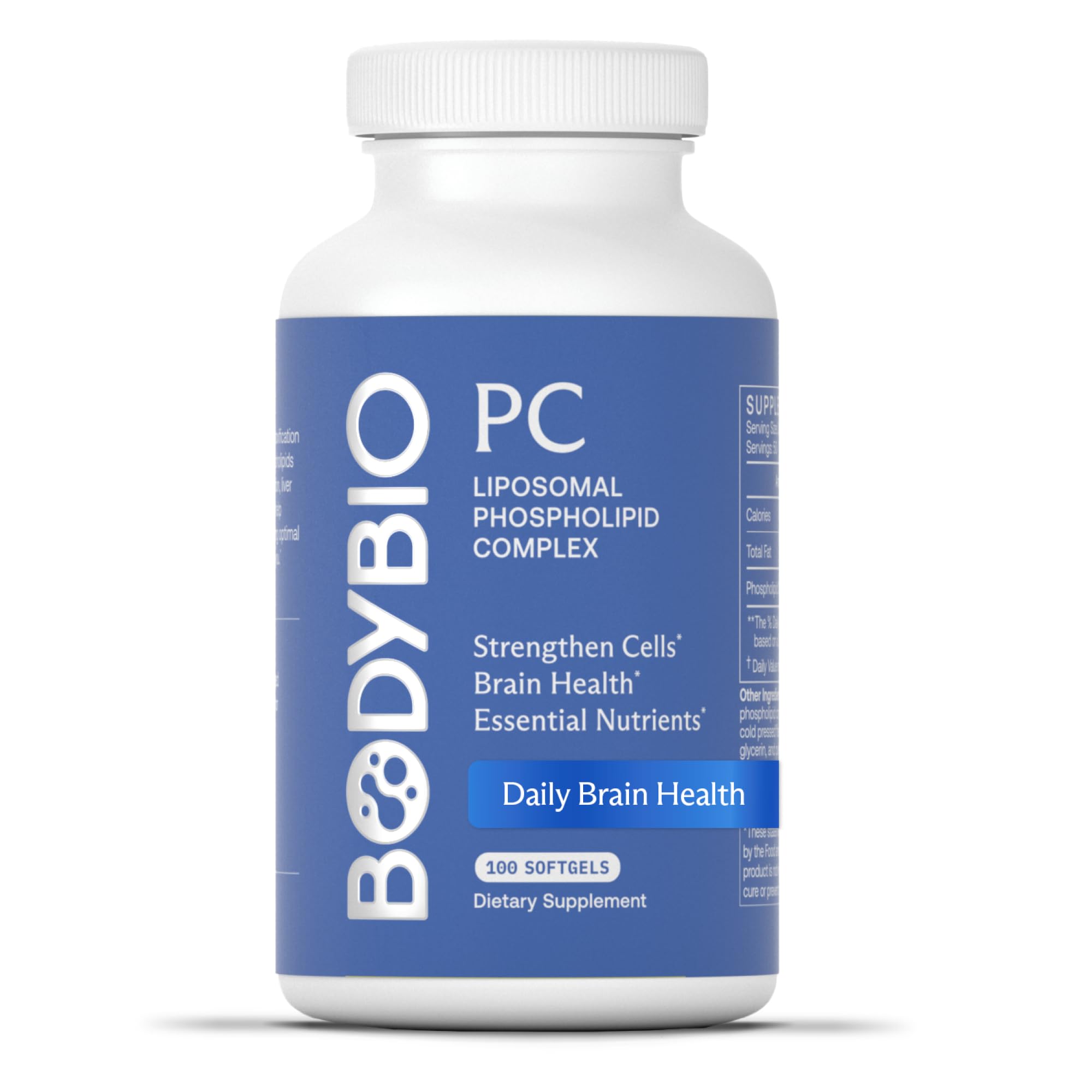 BodyBio PC, bouteille: soutien potentiel à la concentration et à la clarté cognitive.