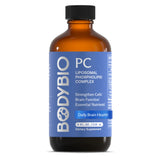 BodyBio PC, bouteille et étiquette, mise en avant pour la clarté mentale