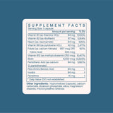 BodyBio Vitamine B+ – étiquette informative sur le complexe de vitamines B