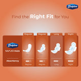 BODYFORM Maxi noyau anti-fuite avancé assure une protection renforcée.