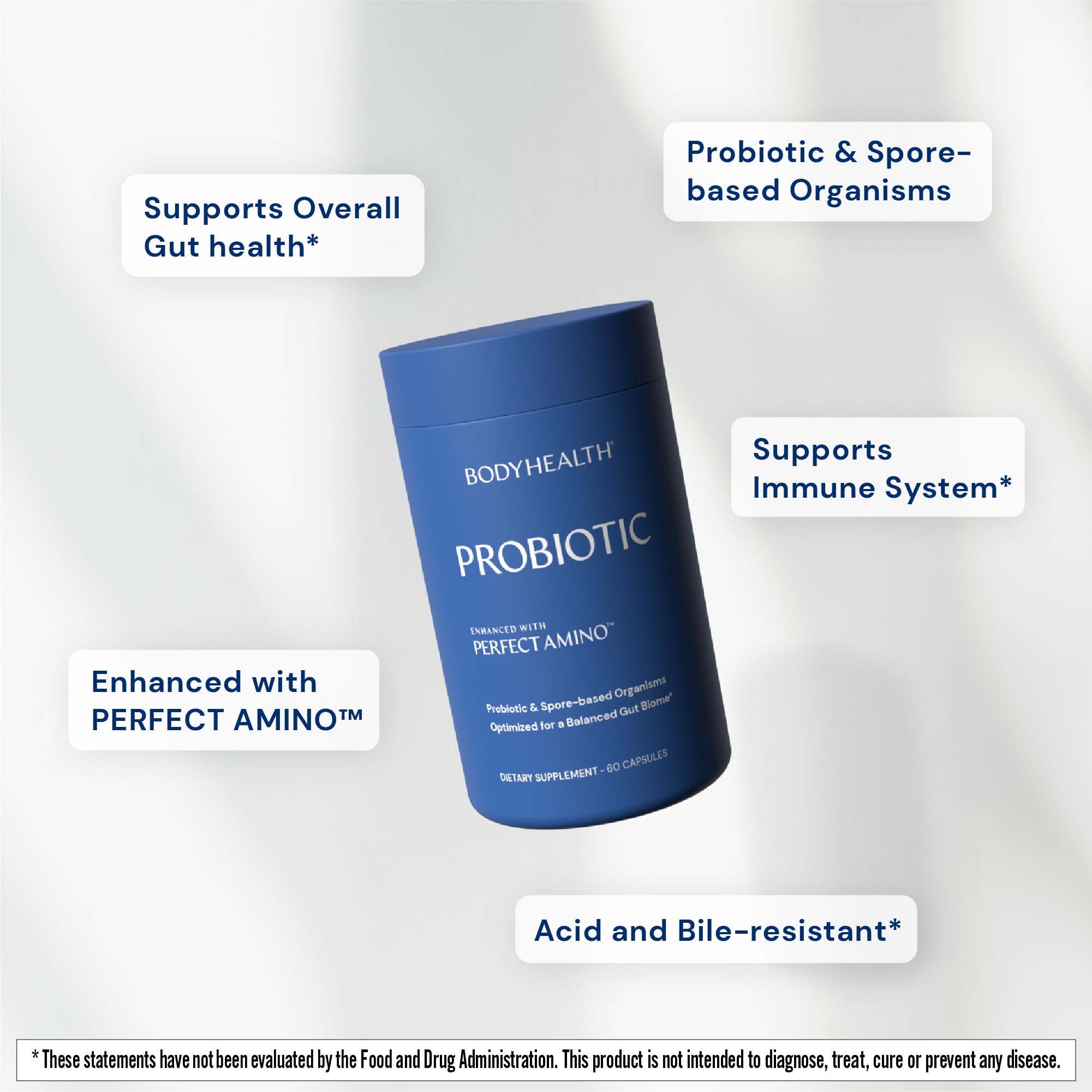 BodyHealth Formule base spores – capsules résistantes au système digestif