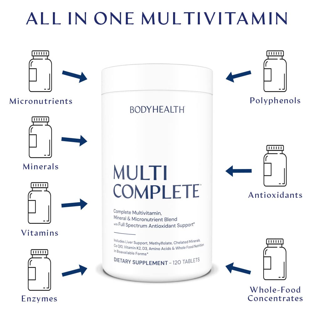 BodyHealth Multi Complete — extraits détoxifiants aidant le foie dans une routine saine.