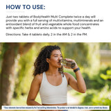 BodyHealth Multi Complete — utilisation quotidienne pratique dans un mode de vie actif.