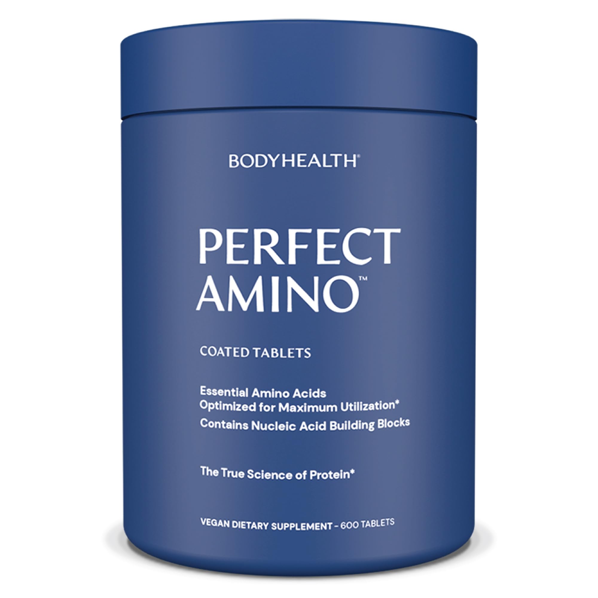 BodyHealth PerfectAmino, bouteille pratique pour l'apport en acides aminés.