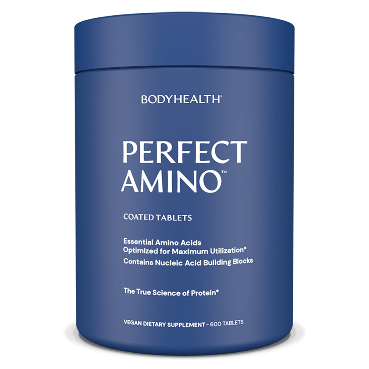 BodyHealth PerfectAmino, bouteille pratique pour l'apport en acides aminés.