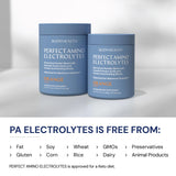 BodyHealth PerfectAmino Électrolytes – mélange rapide dans l'eau glacée ou tiède.