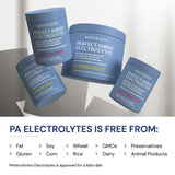BodyHealth PerfectAmino électrolytes, minéraux traces pour hydratation équilibrée.