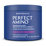 BodyHealth PerfectAmino poudre pré-entrainement, énergie et préparation musculaire potentielles.