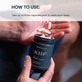 BodyHealth Sommeil – scène nocturne avec un verre d eau, suggérant une prise avant le coucher.