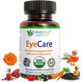 Bodymune EyeCare – bouteille de capsules prête pour soutenir la vision au quotidien.